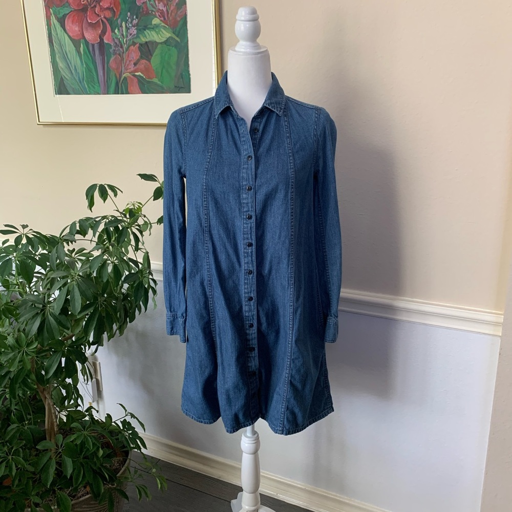 Madewell Denim Shirt Dress
